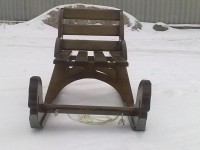 Санки деревянные
